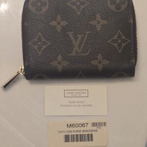 Louis Vuitton Monogram Coin Holder - Black and Brown